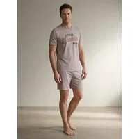Henry Terre Shorty Pyjama Set Kurz - Paul Nightwear