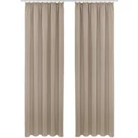 OTTO home Vorhang SOLA (1 St), Kräuselband, verdunkelnd, Polyester, Breite:130 cm, 1 Schal, einfarbig, Verdunkelung