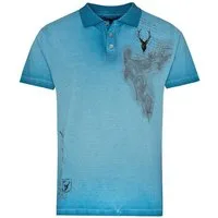 Hangowear Trachtenshirt Poloshirt Herren - FREDY - türkis