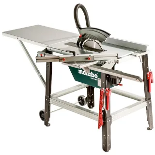 Metabo Set Tischkreissäge TKHS 315 M - 4,20 DNB mit kugelgelagertem Schiebeschlitten, für Drehstrom - 690624000