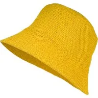 styleBREAKER Fischerhut Fischerhut aus Papierstroh - Knautschhut (1-St)