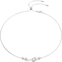 Swarovski Collier Schmuck Geschenk Constella Halskette, mit Swarovski® Zirkonia (synth) - mit Swarovski® Perle