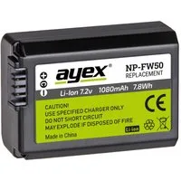 ayex NP-FW50 zb Sony Alpha a7 a7 II a7R a7R II a7S a6500 a6300 RX10 Kamera-Akku