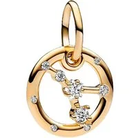 Pandora Charm Sternzeichen SHINE-762708C01, Sternzeichen, Krebs, Zirkonia, Vergoldet