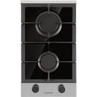 Klarstein Gas-Kochfeld Alchemist Domino, Einbau Gas Kochfeld Gasherd 2 Platten Kochplatte Einbaukochfeld