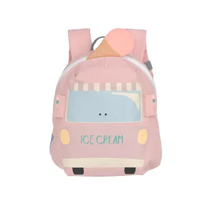 Lässig Kindergartenrucksack Tiny - Eiswagen rosa