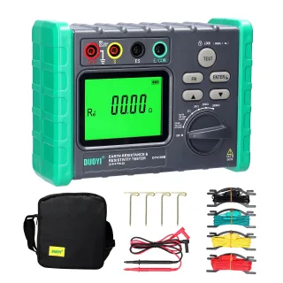 DY4100A DY4100B High Accuracy Digital Grounding Resistance Tester Multi Gear Voltage Meter Soil Resistivity Measurement