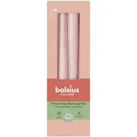 Bolsius Spitzkerze Bolsius Spitzkerzen rosa 24,5 cm Ø 2,4 cm 4 Stück