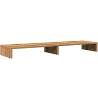 vidaXL Monitorständer Monitorständer Artisan-Eiche 100x27x10 cm Holzwerkstoff