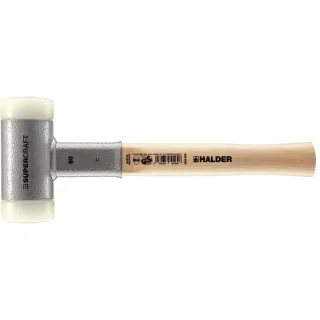 HALDER SUPERCRAFT - Schonhammer rückschlagfrei mit Hickorystiel, Nylon - 3366.060