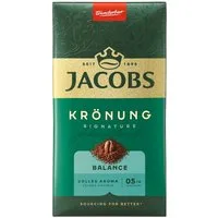 JACOBS Kaffee Krönung Balance, 500 g, gemahlen, zu 50% entkoffeiniert