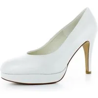 White Lady 278 Leder Plateau Brautschuhe High-Heel-Pumps
