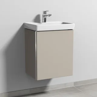 Sanipa 3way Waschtischunterbau zu Villeroy & Boch Avento Waschtisch mit 1 Tür, Kaschmir-Matt BP6191U
