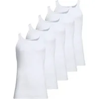 conta Unterhemd 5er Pack Feinripp (Spar-Set, 5-St) Unterhemd / Tanktop - Baumwolle - Atmungsaktiv - Formstabil
