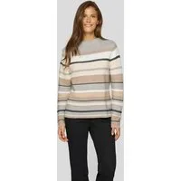 Rabe Streifenpullover mit intarsien Muster