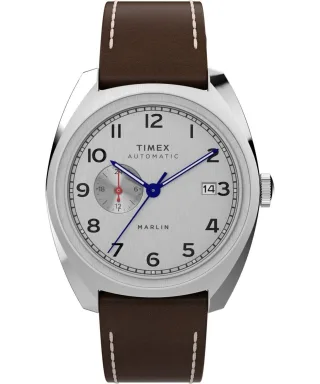 Timex Marlin Sub-dial Automatik Herrenuhr braun TW2V62000