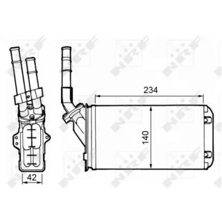 NRF W?rmetauscher Citroen Ax