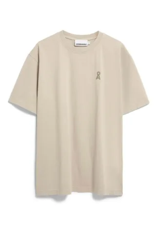 Armedangels - T-Shirt - Maarkos beige - Gr. - M