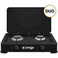 B-Camping Gaskocher - Outdoor-Gaskocher mit Schlauch-Anschluss und Druckminderer, (2-St), ideal für Garten, perfekt für Camping und Outdoor