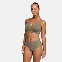 cfab Tanga High-Waist Tanga, 3er Pack-Taupe-XS
