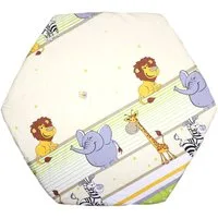 Primawela Spannbettlaken Baby Kinder 6-eck Laufgitter Laufstall Matratze 105x120cm