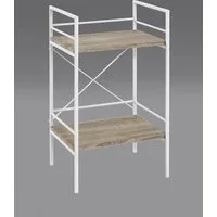 HAKU Ablageelement Sofatisch, Wohnzimmertisch, rechteckig - aus MDF Braun - B/T/H 34/27/62 cm