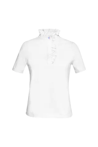 Rich & Royal - Mat mix T-Shirt white - Gr. - XS