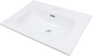 Neuesbad Serie 100 Waschbecken Einbau Weiß 610X462MM NB1DECTU6U6W1