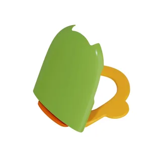 VitrA Sento Kids WC-Sitz mit seitlichen Haltegriffen Duroplast Grün/Gelb/Orange,133-100-009 133-100-009