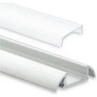 tktrading24 LED-Stripe-Profil GX-PO17 LED Alu AUFBAU-Profil 200cm, LED Alu Stripes max. 11 mm silber
