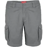 BlauerHafen Cargoshorts Herren Cargo Shorts 100% Baumwolle Hose Normale Passform Bermuda