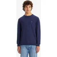 Levi's® Rundhalspullover LIGHTWEIGHT HM SWEATER Feingerippte Abschlüsse