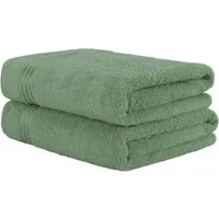 HAMMETEX Saunatuch Hammetex 2er Set extra große Saunatücher, Frottier (Packung, 2-St), 100% Baumwolle – Weich & Saugfähig – Luxuriöse Große Spa-Badetücher