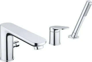 Duravit Wave 3-Loch Wannenarmatur Chrom Hochglanz 240x248x203 mm - WA5260000010 WA5260000010