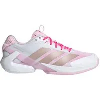 adidas Performance Adizero Ubersonic 5 Allcourt/Leichtigkeit weiss/pink Damen Tennisschuh