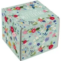 Herz & Heim Geschenkbox zum Muttertag - Geschenkverpackung aus stabiler Pappe, verschiedene Größen