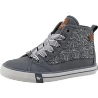 Mustang Shoes Gaspare Sneaker Schnürboots, Freizeitschuh mit hübscher Blüenstickerei