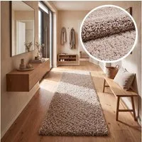 OTTO home Hochflor-Teppich Viva Shaggy, in Standard- und Premium-Qualität, 30 mm oder 45 mm Höhe, rechteckig, Uni Farben, einfarbig, weich, kuschelig, Läufer, Kundenliebling