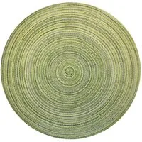 Haus und Deko Platzset Platzset rund ca. 40 cm rund waschbar Tischset Untersetzer Bast melier, (1-St)