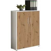 BMG Möbel Aktenschrank Office Edition (ideal für Aktenordner) 3 OH, abschließbar, Hochglanz lackiert oder matt