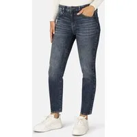 STOOKER WOMEN 5-Pocket-Jeans Zermatt Denim Indigo Straight Fit Jeans Straight Fit Casual Clean Wash Denim Jeans für Damen