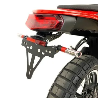 Alpha Technik Kennzeichenhalter verstellbar Yamaha Tenere 700 Bj.2019-2023 eintragungsfrei/Heckumbau