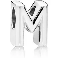 Pandora Bead 797467, Charm Buchstabe M