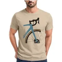 Neverless Print-Shirt Herren T-Shirt Fahrrad Bike Radfahrer Sommer Outdoor Fashion mit Print