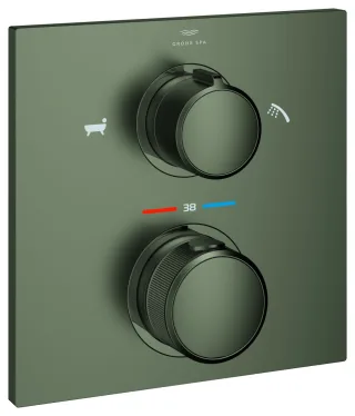GROHE Thermostatbatterie Allure 19446_2 für Rapido SmartBox satin graphite, 19446MG2 19446MG2