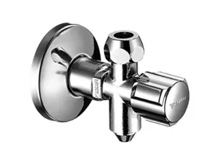 Schell Eckventil COMFORT 1/2"chrom mit Entleerungsstutzen mit ASAG 049250699
