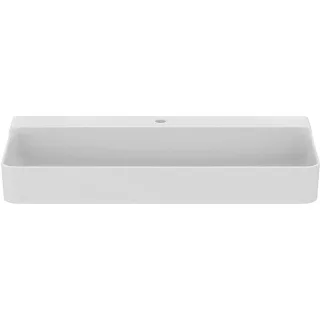 Ideal Standard Conca Waschtisch T380001 mit Hahnloch, ohne Überlauf, 1000 x 450 x 145 mm, weiß