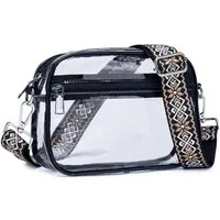 LuxusKollektion Umhängetasche Damen Umhängetasche Veganem Leder Crossbody Schultertasche mit 3