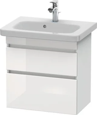 Duravit DuraStyle Waschtischunterbau wandhängend Weiß Hochglanz & Matt 580x368x610 mm - DS647902218 DS647902218