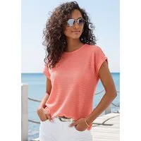 Vivance by Lascana Kurzarmshirt mit sommerlicher Waffelstruktur (2er-Pack) aus bügelfreier Strickqualität